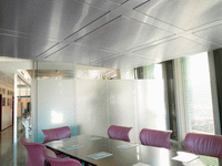 Soffitto radiante metallico giacoklima